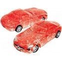 CARSDEMETAL.ES 2010 Mercedes-Benz SLS AMG GT "Puzzle 3D de 62 pièces" Red Translucide 1:32 Happy Well 57111