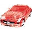 CARSDEMETAL.ES 2010 Mercedes-Benz SLS AMG GT "Puzzle 3D de 62 pièces" Red Translucide 1:32 Happy Well 57111