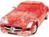 CARSDEMETAL.ES 2010 Mercedes-Benz SLS AMG GT "Puzzle 3D de 62 pièces" Red Translucide 1:32 Happy Well 57111