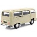 Cochesdemetal.es 1972 Volkswagen VW T2 Beige 1:24 Welly 22472