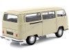 Cochesdemetal.es 1972 Volkswagen VW T2 Beige 1:24 Welly 22472