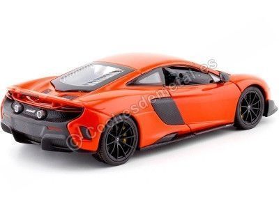 Cochesdemetal.es 2017 McLaren 675LT Coupe Naranja 1:24 Welly 24089 2