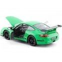 Cochesdemetal.es 2006 Porsche 911 (997) GT3 RS VERDE 1:24 Welly 22495