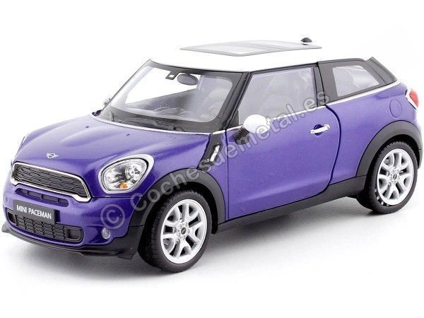 Cochesdemetal.es 2014 Mini Cooper S Paceman Azul Metalizado 1:24 Welly 24050