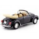 Cochesdemetal.es 1960 Volkswagen VW Beetle Cabrio Black 1:24 Welly 22091