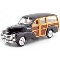 Cochesdemetal.es 1948 Chevrolet Fleetmaster Marrón/Madera 1:24 Welly 22083