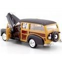 Carsdemetal.es 1948 Chevrolet Fleetmaster Brown/Wood 1:24 bem 22083