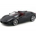 2011 Ferrari 458 Italia Spider Negro Mate 1:18 Hot Wheels Elite X5485 Cochesdemetal 1 - Coches de Metal 