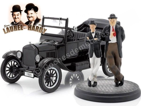 CARSDEMETAL.ES 1925 Ford Model T Touring (ouvert) "El Gordo y El Flaco" 1:24 Sun Star 1905