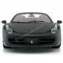 2011 Ferrari 458 Italia Spider Negro Mate 1:18 Hot Wheels Elite X5485 Cochesdemetal 3 - Coches de Metal 