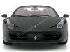 2011 Ferrari 458 Italia Spider Negro Mate 1:18 Hot Wheels Elite X5485 Cochesdemetal 3 - Coches de Metal 