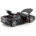 2011 Ferrari 458 Italia Spider Negro Mate 1:18 Hot Wheels Elite X5485 Cochesdemetal 10 - Coches de Metal 