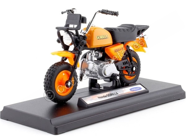 Cochesdemetal.es 1978 Honda Z50-Jii Gorilla Naranja 1:18 Welly