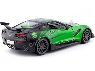 Cochesdemetal.es 2016 Chevrolet Corvette Stingray "Crosshairs - Transformers 5" 1:24 Jada Toys 98499 2