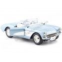 Cochesdemetal.es 1957 Chevrolet Corvette Azul Metalizado 1:24 Lucky Diecast 24201