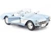 Cochesdemetal.es 1957 Chevrolet Corvette Blue métallisé 1:24 Lucky Diecast 24201