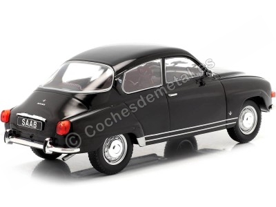 Cochesdemetal.es 1970 Saab 96 V4 Negro 1:24 WhiteBox 124051 2