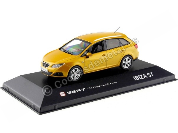 Cochesdemetal.es 2014 siège Ibiza St Metallic Gold 1:43 Seat Autoemocion 03