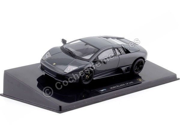 Cochesdemetal.es 2001 Lamborghiemago LP 640 Gris Metalizado 1:43 Hot Wheels Elite P4