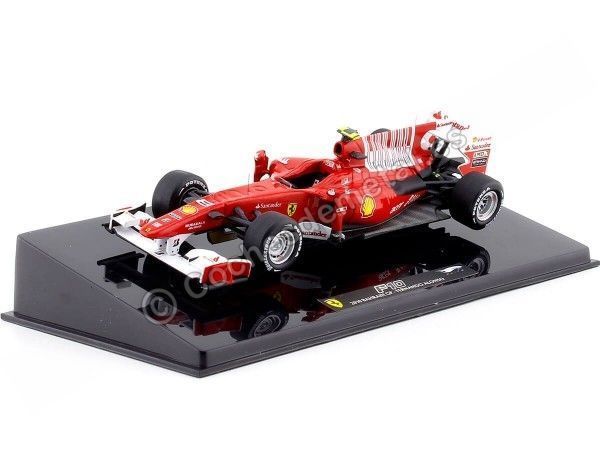 Cochesdemetal.es 2010 Ferrari F10 Nº8 Fernando Alonso Bahrain GP Edition 1:43 Hot Wheels Elite T6266