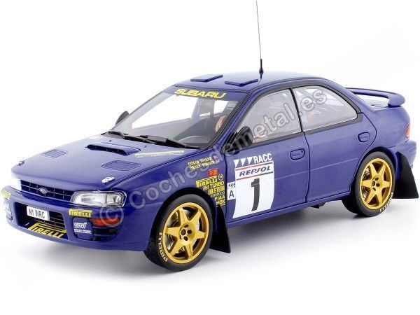 Cochesdemetal.es 1996 Subaru Impreza 555 "Winner Rally Catalunya" McRae/Ringer 1:18 Sun Star 5516