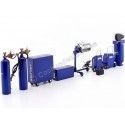 Carsdemetal.es Ensemble d'accessoires pour garage "Bigfoot" Blue 1:18 ACME GMP 18943