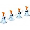 Carsdemetal.es Ensemble d'accessoires pour garage "Golfe" bleu / orange 1:18 ACME GMP 18942