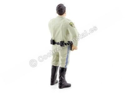 Figura de Resina "Policía de Tráfico Hablando por Radio" 1:18 American Diorama 77466 Cochesdemetal.es 2