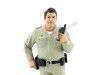 Cochesdemetal.es Figura de Resina "Policía de Tráfico Hablando por Radio" 1:18 American Diorama 77466
