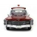 1966 Cadillac S-S 48 High Top Ambulancia Red and White 1:18 GreenLight Precision Collection PC18003 Cochesdemetal 3 - Coches de 