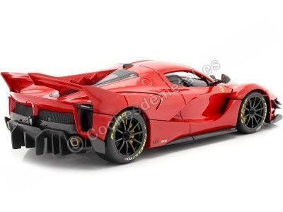 Cochesdemetal.es 2018 Ferrari FXX-K Evo Hybrid 6.3 V12 Rosso Corsa 1:18 Bburago 16012 2