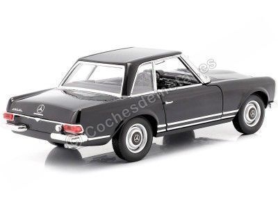 Cochesdemetal.es 1963 Mercedes-Benz 230 SL (W113) Hardtop Negro 1:24 Welly 24093 2