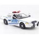 Cochesdemetal.es 2011 Ford Crown Victoria Police NYPD "Hot Pursuit" 1:24 Greenlight 85513