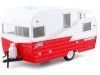 CARSDEMETAL.ES 1961 Caravan Shasta 15 Airflyte Blanca / Red 1:24 Greenlight 18225