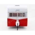 CARSDEMETAL.ES 1961 Caravan Shasta 15 Airflyte Blanca / Red 1:24 Greenlight 18225