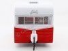 CARSDEMETAL.ES 1961 Caravan Shasta 15 Airflyte Blanca / Red 1:24 Greenlight 18225