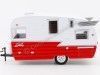 CARSDEMETAL.ES 1961 Caravan Shasta 15 Airflyte Blanca / Red 1:24 Greenlight 18225