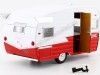 CARSDEMETAL.ES 1961 Caravan Shasta 15 Airflyte Blanca / Red 1:24 Greenlight 18225