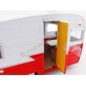 CARSDEMETAL.ES 1961 Caravan Shasta 15 Airflyte Blanca / Red 1:24 Greenlight 18225