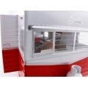 CARSDEMETAL.ES 1961 Caravan Shasta 15 Airflyte Blanca / Red 1:24 Greenlight 18225