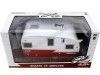 CARSDEMETAL.ES 1961 Caravan Shasta 15 Airflyte Blanca / Red 1:24 Greenlight 18225