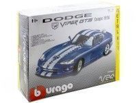 1996 Dodge Viper GTS Coupe Azul/Blanco Metal Kit 1:24 Bburago 18-25023