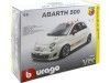 Cochesdemetal.es 2008 Fiat 500 Abarth Blanco "Metal Kit" 1:24 Bburago 18-25084