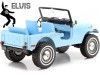Cochesdemetal.es 1963 Jeep CJ-5 Sierra Blue "Elvis Presley (1935-77)" 1:18 Greenlight 19061