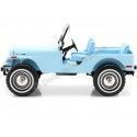 Cochesdemetal.es 1963 Jeep CJ-5 Sierra Blue "Elvis Presley (1935-77)" 1:18 Greenlight 19061