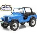 Cochesdemetal.es 1972 Jeep CJ-5 "Mork & Mindy" Azul 1:18 Greenlight 19079