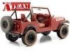 Carsdemetal.es 1983 Jeep CJ-7 "A-Team Team-A" Dirty Red 1:18 Greenlight 19091