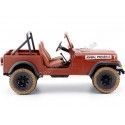 Carsdemetal.es 1983 Jeep CJ-7 "A-Team Team-A" Dirty Red 1:18 Greenlight 19091