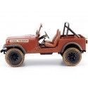 Carsdemetal.es 1983 Jeep CJ-7 "A-Team Team-A" Dirty Red 1:18 Greenlight 19091