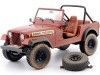 Carsdemetal.es 1983 Jeep CJ-7 "A-Team Team-A" Dirty Red 1:18 Greenlight 19091